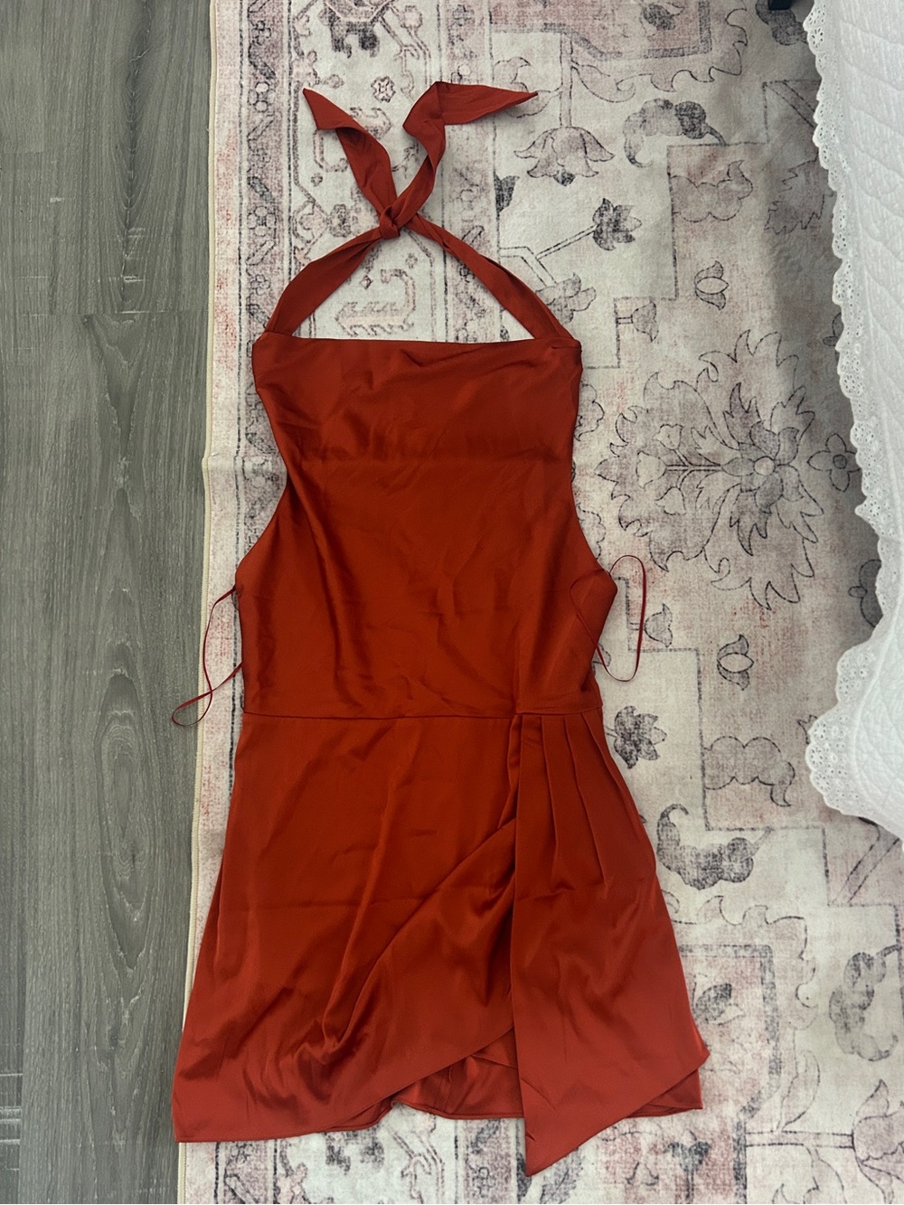 House of Harlow 1960 Backless Halter Mini Dress